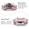image:imageAngel Kiss Hobo Purses for Women Small Vegan Leather Shoulder Handbag Vintage MultiPocket Crossbody Bag Tote BagVintage Pink