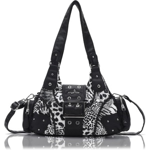 image:imageAngel Kiss Hobo Purses for Women Small Vegan Leather Shoulder Handbag Vintage MultiPocket Crossbody Bag Tote BagBW Leopard