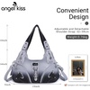 image:imageAngelkiss Hobo Purses and handbags for Women Satchel Handbag Women Purses Large Daily Shoulder BagsZgreyBlack
