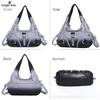 image:imageAngelkiss Hobo Purses and handbags for Women Satchel Handbag Women Purses Large Daily Shoulder BagsZgreyBlack
