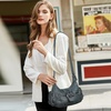 image:imageAngel Kiss Retro Hobo Shoulder Bag Soft Vegan Leather MultiPocket PurseGreen