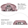 image:imageAngel Kiss Retro Hobo Shoulder Bag Soft Vegan Leather MultiPocket PursePink