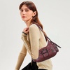 image:imageAngel Kiss Retro Hobo Shoulder Bag Soft Vegan Leather MultiPocket PurseWine