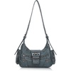 image:imageAngel Kiss Retro Hobo Shoulder Bag Soft Vegan Leather MultiPocket PurseGreen