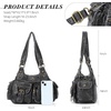 image:imageAngel Kiss Hobo Bags for Women Shoulder Bag Shoulder Purses and Handbags Vegan Leather Hobo Handbags Crossbody BagsBlack
