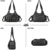 image:imageAngel Kiss Hobo Bags for Women Shoulder Bag Shoulder Purses and Handbags Vegan Leather Hobo Handbags Crossbody BagsBlack