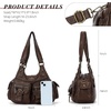 image:imageAngel Kiss Hobo Bags for Women Shoulder Bag Shoulder Purses and Handbags Vegan Leather Hobo Handbags Crossbody BagsCoffee