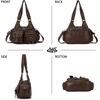 image:imageAngel Kiss Hobo Bags for Women Shoulder Bag Shoulder Purses and Handbags Vegan Leather Hobo Handbags Crossbody BagsCoffee