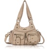 image:imageAngel Kiss Hobo Bags for Women Shoulder Bag Shoulder Purses and Handbags Vegan Leather Hobo Handbags Crossbody BagsApricot