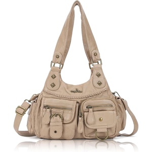image:imageAngel Kiss Hobo Bags for Women Shoulder Bag Shoulder Purses and Handbags Vegan Leather Hobo Handbags Crossbody BagsApricot